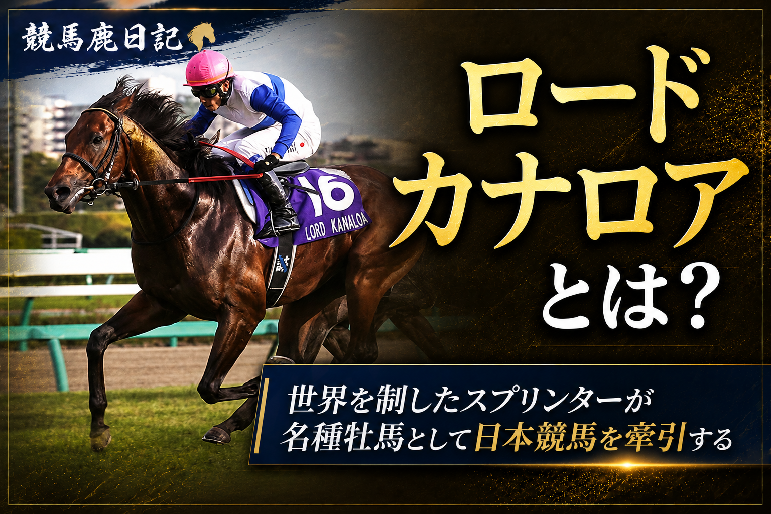 ロードカナロアとは？戦績・種牡馬としての功績をわかりやすく解説
